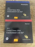2011 Philadelphia and Denver mint sets