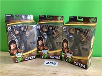 WWE Wrestling Legends DX Series Chyna lot of 3