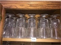 12 Crystal Goblets