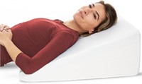 10-Inch Bed Wedge Pillow for Sleeping | Gel Memory