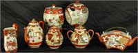 7 PIECE JAPANESE KUTANI PORCELAIN TEA SET