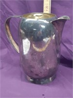 EPNS Silver Pitcher with etching