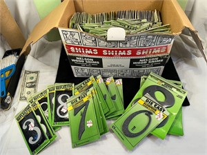 BOX OF HOUSE NUMBERS