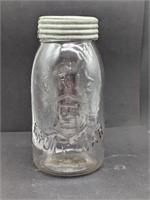 Erie Fruit Canning Jar Imperial Quart Clear