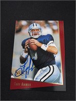 1993 SELECT TROY AIKMAN AUTOGRAPH COA