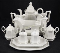 Vtg Red Cliff Ironstone China Dinner Ware Service