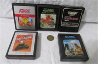 Jeux Atari 2600 et Coleco Vision dont Pac Man et