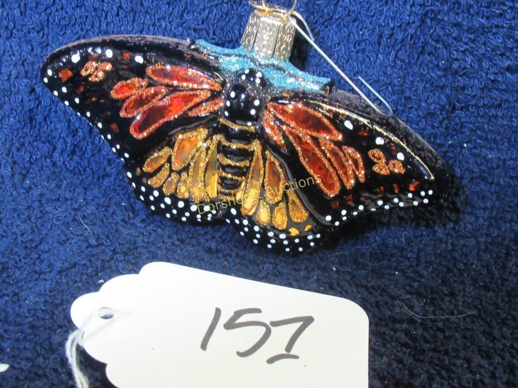 OLD WORLD CHRISTMAS BUTTERFLY - GLASS