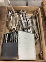 Wrenches, drill bits, pliers
