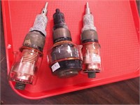 Three vaccuum variable capacitors: two 7,500