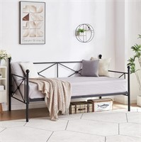 VECELO Classic Metal Daybed Frame Multifunctional