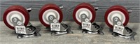 (4) Small Swivel Casters