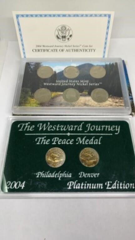 2004 Westward Journey PLATINUM coins & mint set