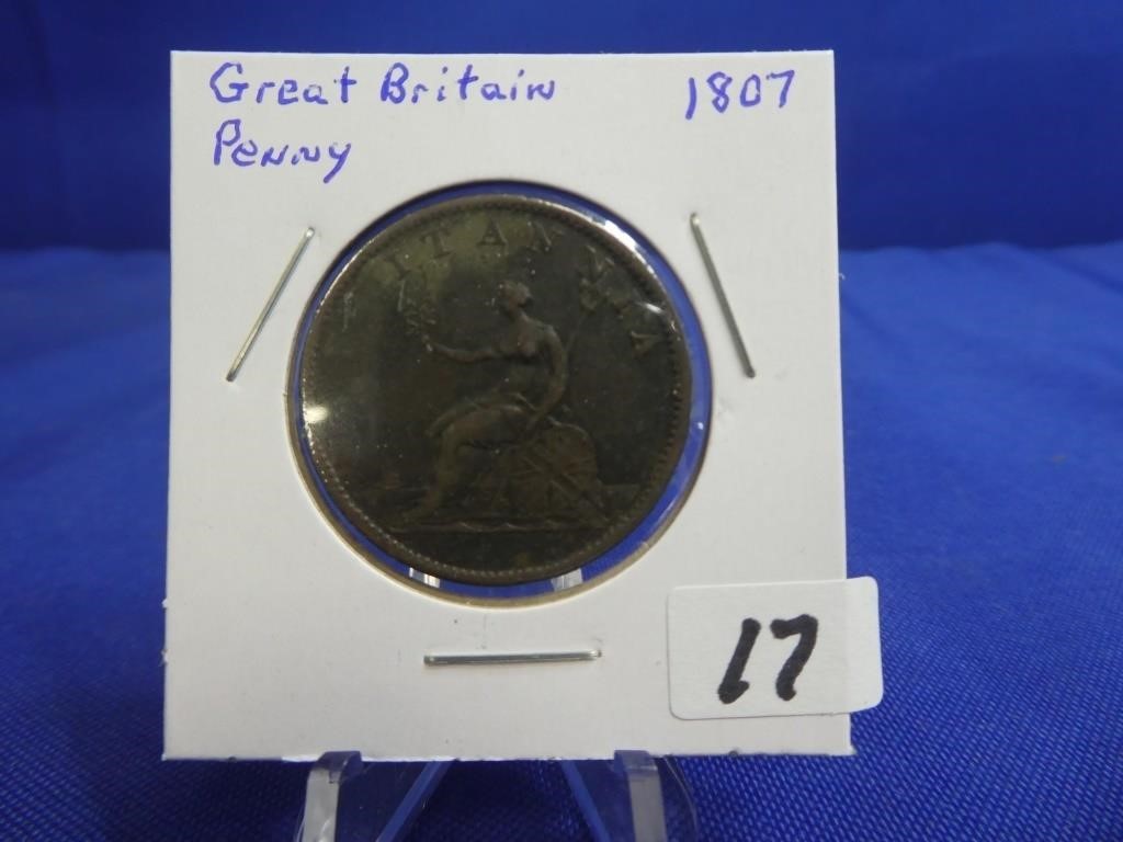 1807 Britannia Penny