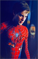 Autograph Spiderman Photo Tobey Maguire