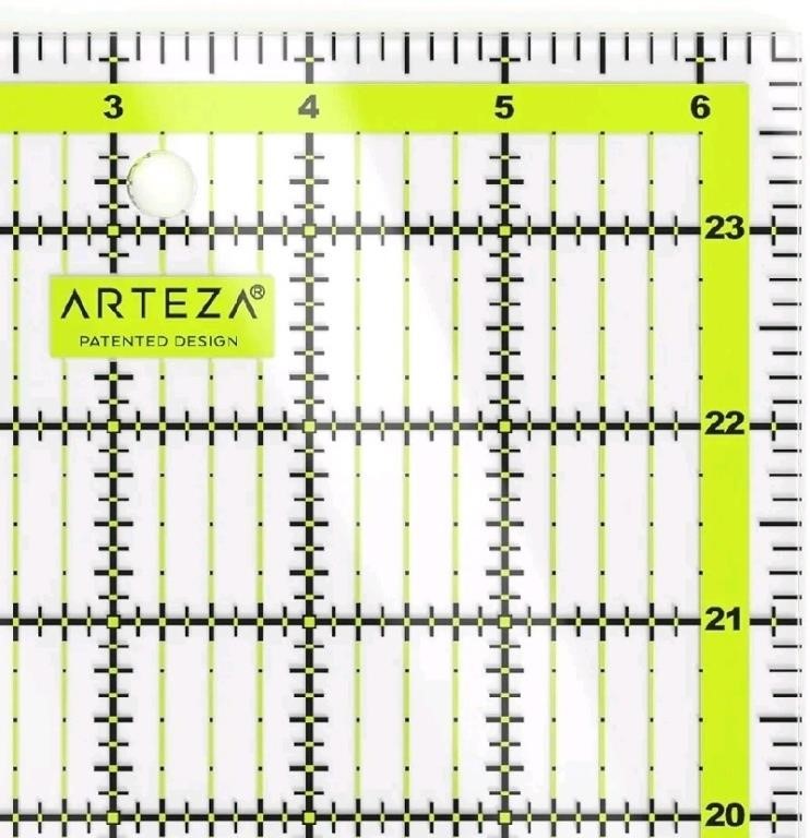 New Arteza Quilting Ruler, Laser Cut Acrylic Quilt