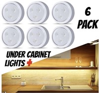 6 PACK UNDER CABINET LIGHTS PLUS / WIRELESS /