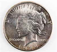 Coin 1924-S  Peace  Silver Dollar Brilliant Unc