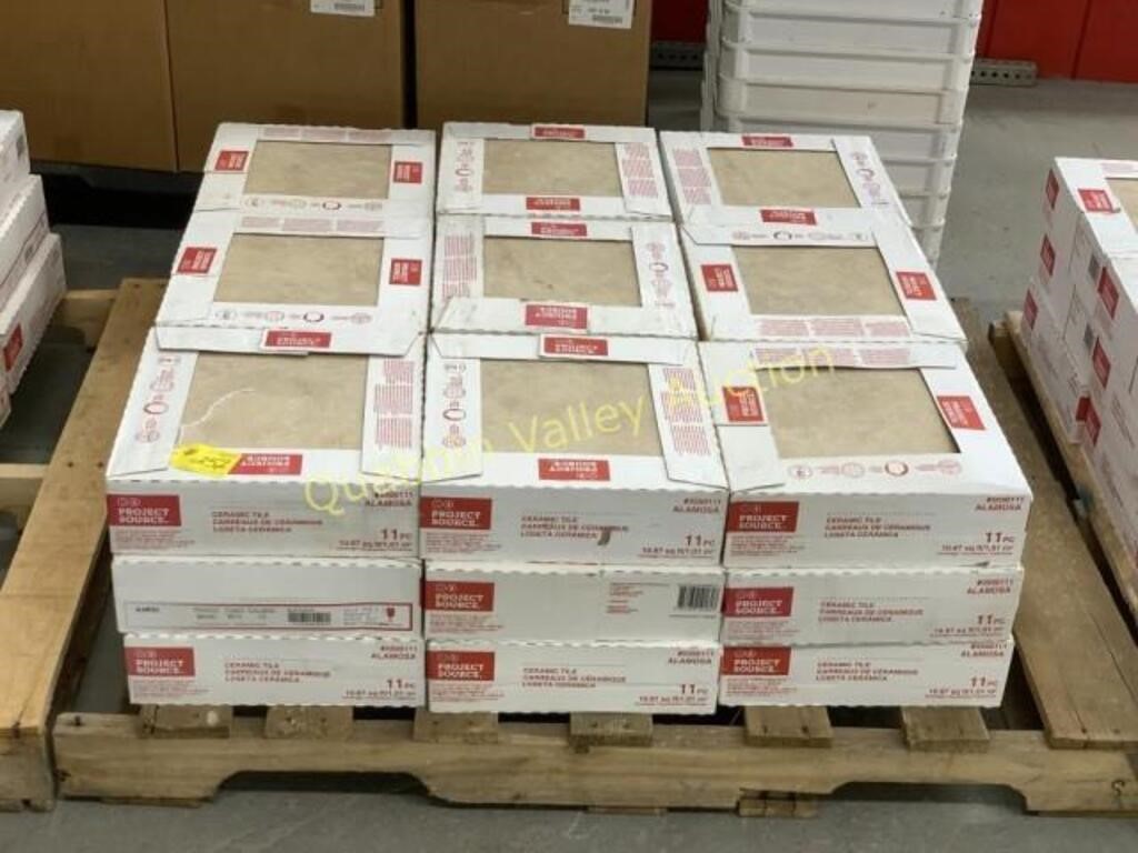 27 BOXES OF CERAMIC TILES