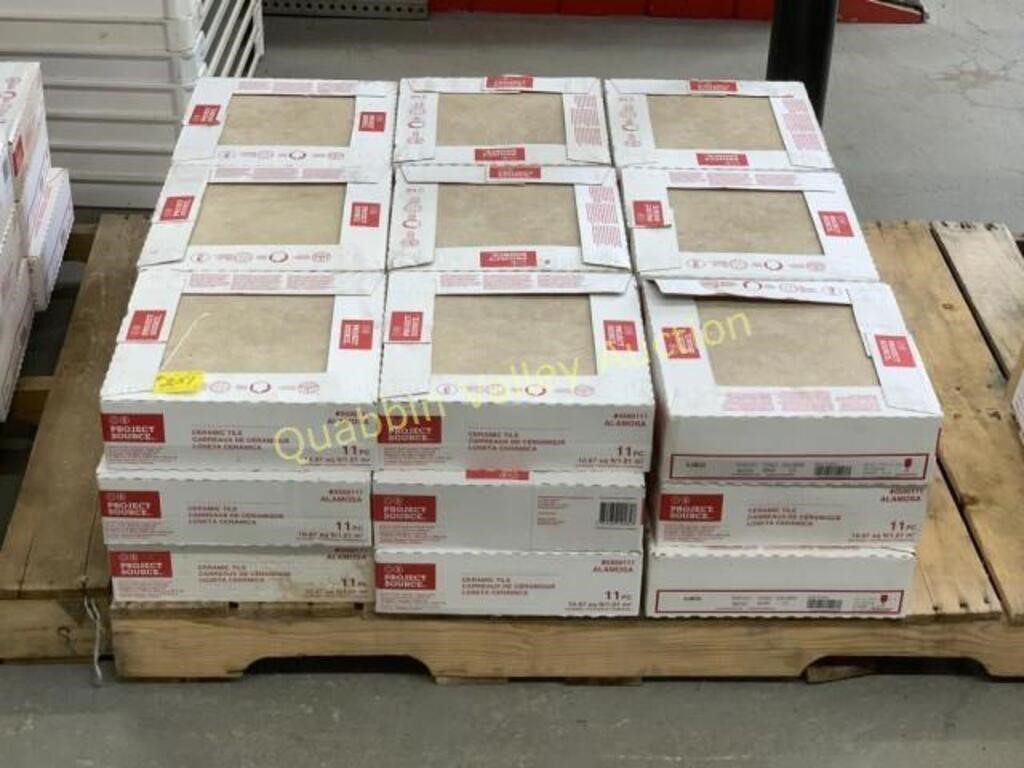 27 BOXES OF CERAMIC TILES