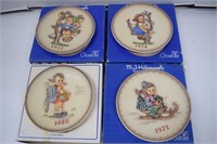 Lot of 4 Hummel Plates in Boxes