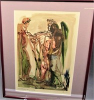 Salvador Dali Woodcut The Proud Ones E.A