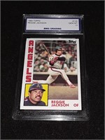 Reggie Jackson 1984 Topps GEM MT 10 Angels