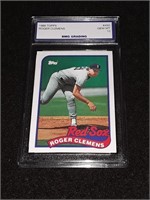 Roger Clemens 1989 Topps GEM MT 10 #450 Boston Red