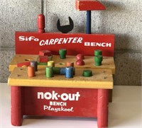 Vintage Carpenter Bench Kids Toys