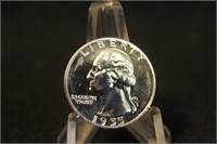 1955 Uncirculated Proof Washington Silver Quarter