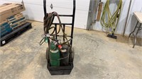 Cutting Torch Kit w/ Cart, Tanks, & Valves