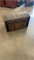 Antique Wood Trunk