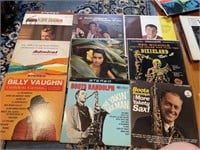 9 vinyl albums boots Randolph, Billy Vaughn,