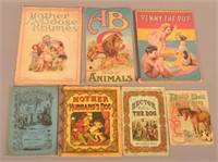 7 Various Mostly 19th c Children's Books