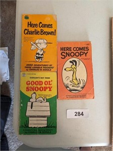 (3) Charlie Brown Paperback Books