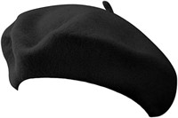 $49 Beret Hat Black