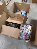 Various Electrical Wire, Lightbulbs, Wiring Kits a