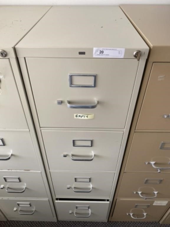 4-Drawer Metal File Cabinet