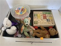 Toy Blocks, Bears, Misc Toys