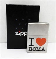 2010 UNFIRED I LOVE ROMA ZIPPO