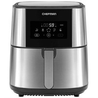 Chefman 8qt Digital Air Fryer - Silver