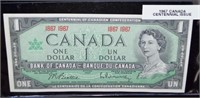 1967 Canada Centennial Issue One Dollar Bill