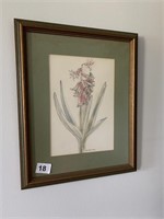FRAMED DRAWING BY DOROTHY TRACY