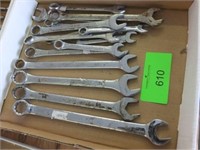 (15) Combinatin Wrenches 1/2" - 7/8"