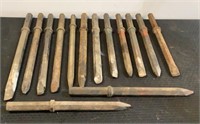 (14) Assorted Chipping Hammer Bits