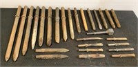 (27) Assorted Chipping Hammer Bits