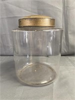 Early Glass Canister