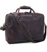$213 16” Men's Leather Laptop Briefcase