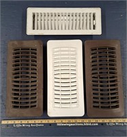 Vent Covers-3 Plastic/1 Metal