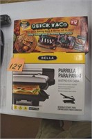Panini grill, Quick tacos